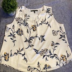 White House Black Market floral dress tank